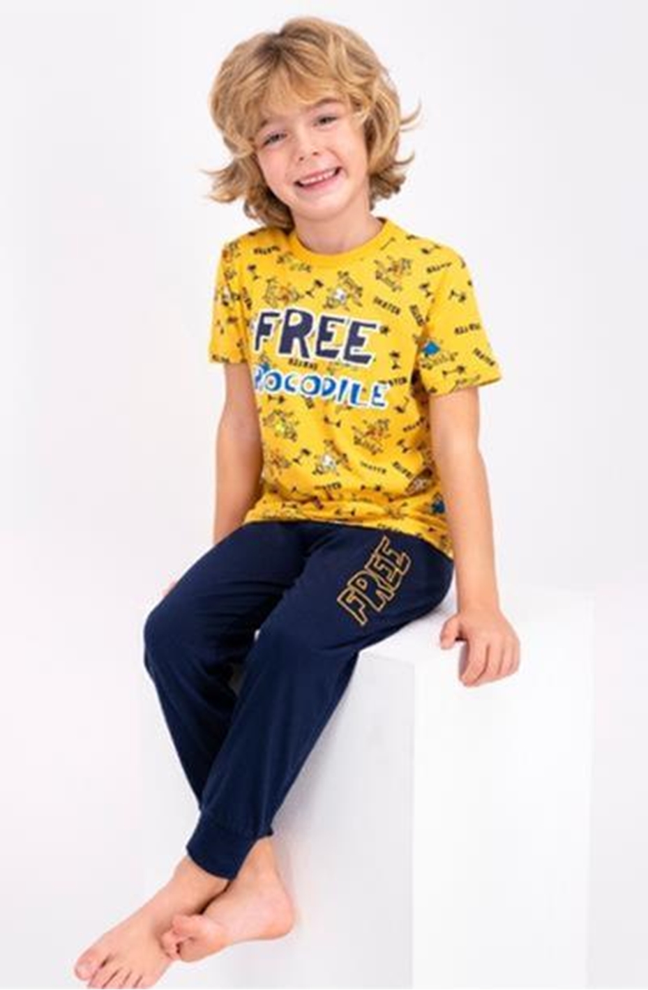 Rolypoly 2343-2 Erkek Çocuk Pijama Takım 21Y Resimi