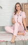 Alimer 2568 Bayan Önden Düğmeli Uzun Kol Pijama Takımı 21y Resimi