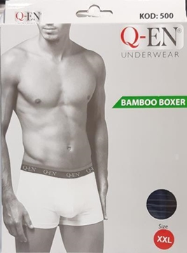Q'En 500 Erkek Bambu Boxer Resimi